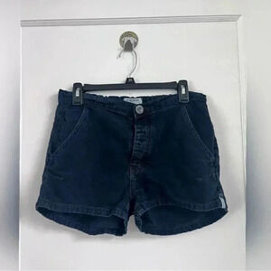 One Teaspoon Black Shorts with Elastic Waist